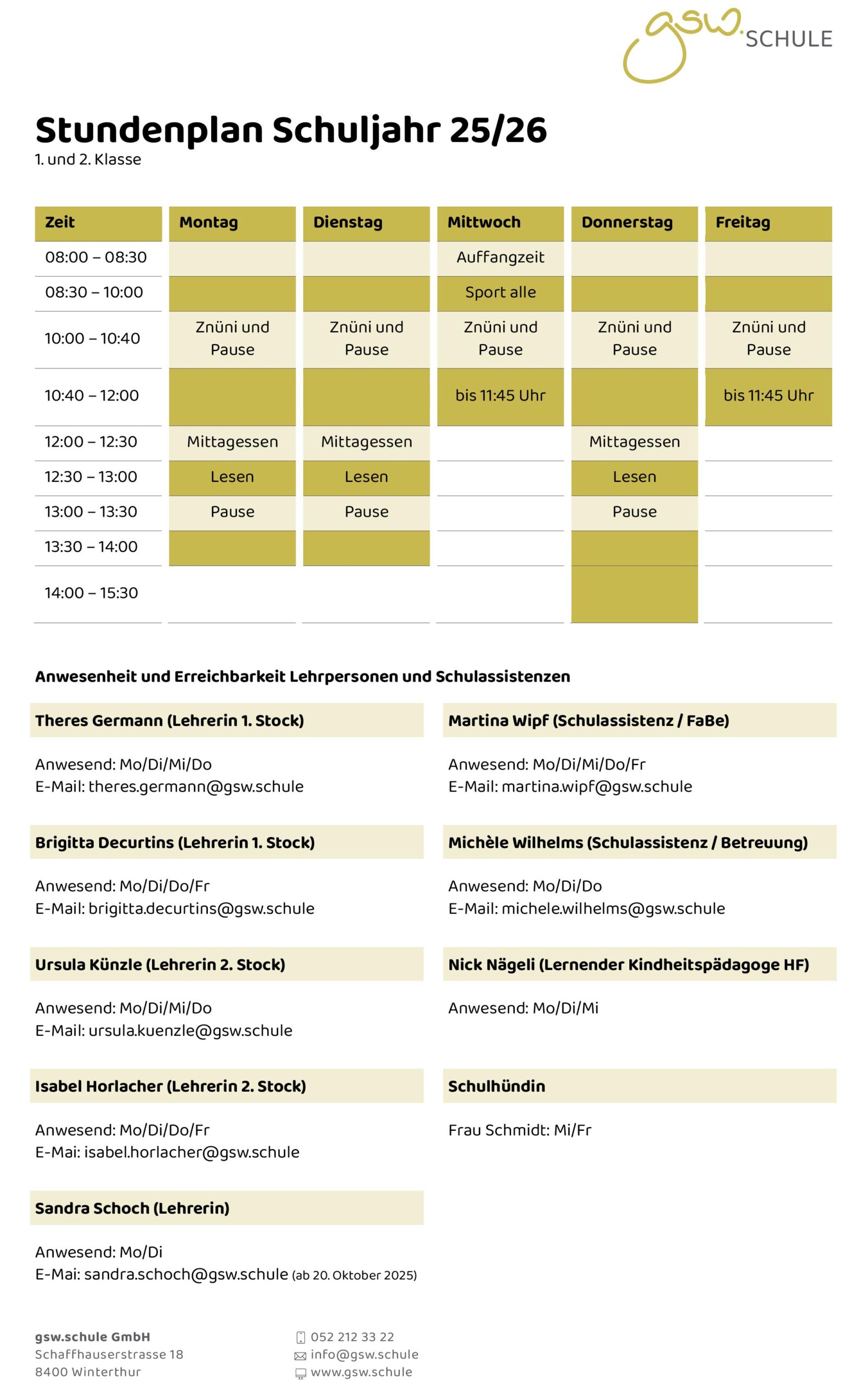 1. und 2._Stundenplan Schuljahr 25_26