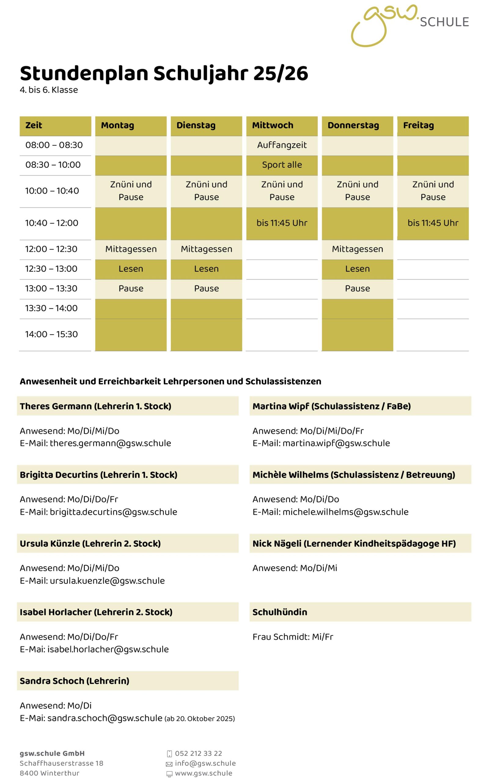 1. und 2._Stundenplan Schuljahr 25_26